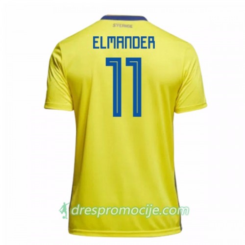 Švedska Dres Elmander 11 Domaći Svjetsko prvenstvo 2018 Švedska Dres Elmander 11 Domaći Svjetsko prvenstvo 2018